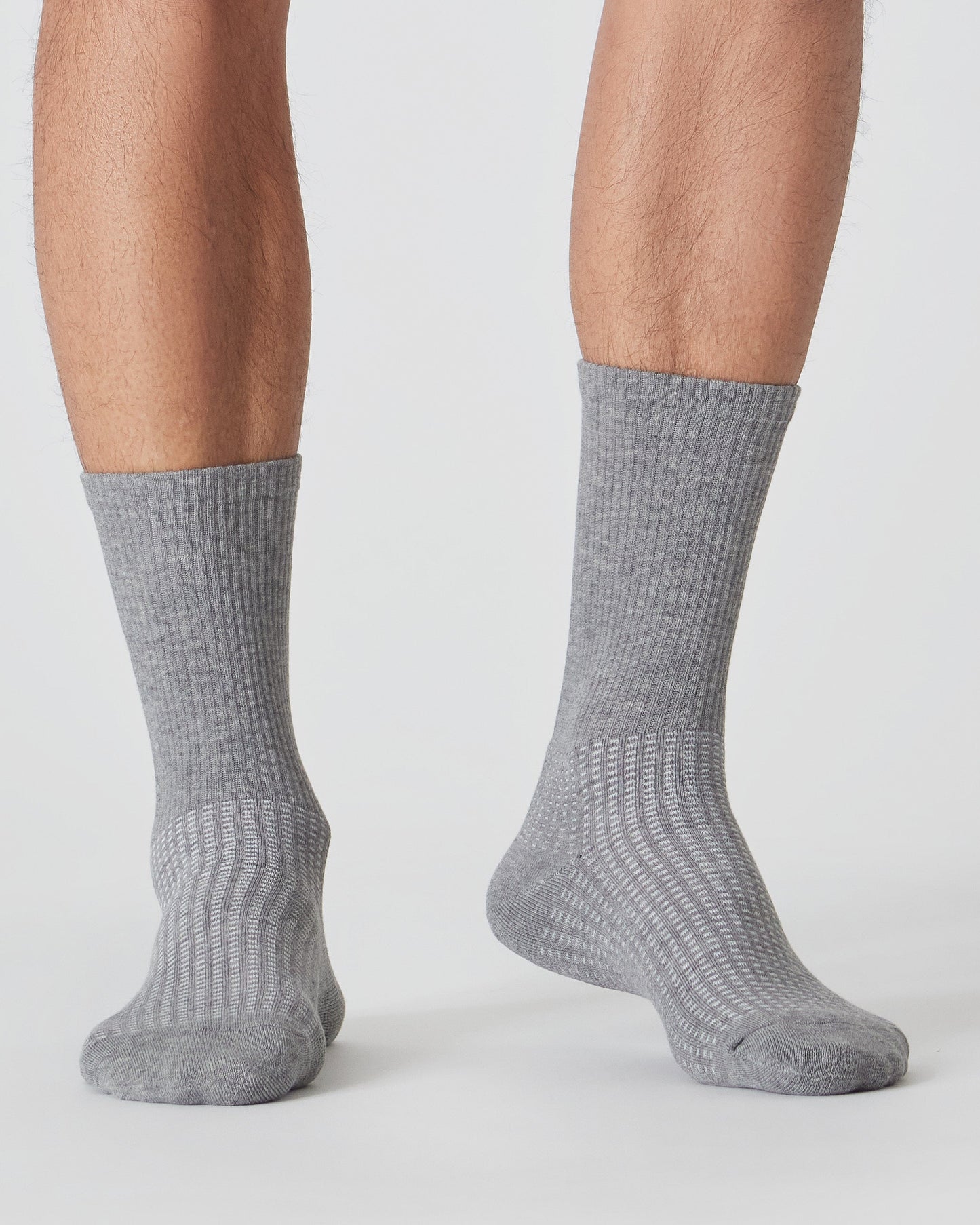 Heather Gray Active Half Crew Socks 12-Pack