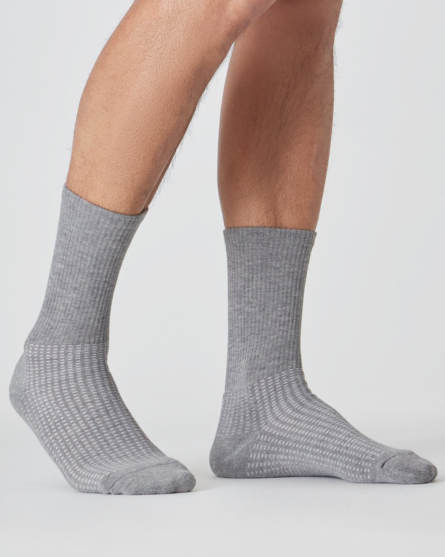 Heather Gray Active Half Crew Socks 12-Pack