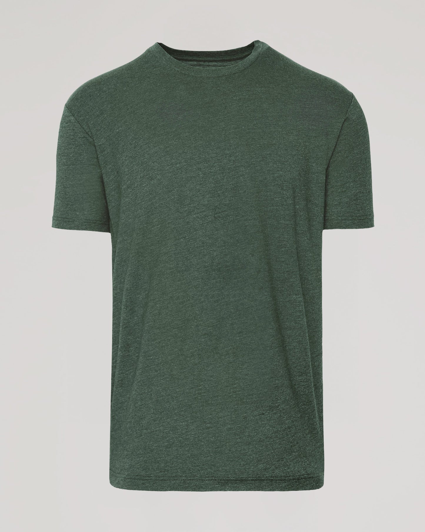 Dark Heather Olive Classic Crew Neck
