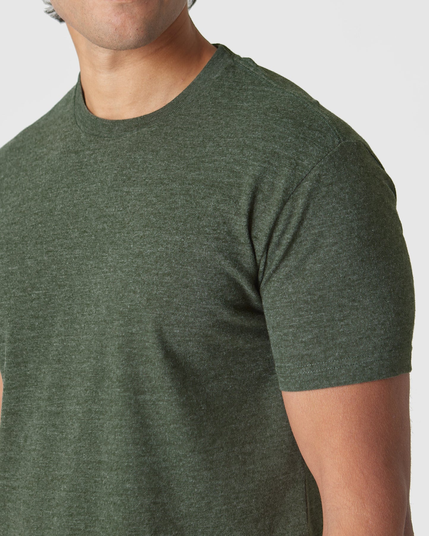 Racing Green Heather Classic Crew