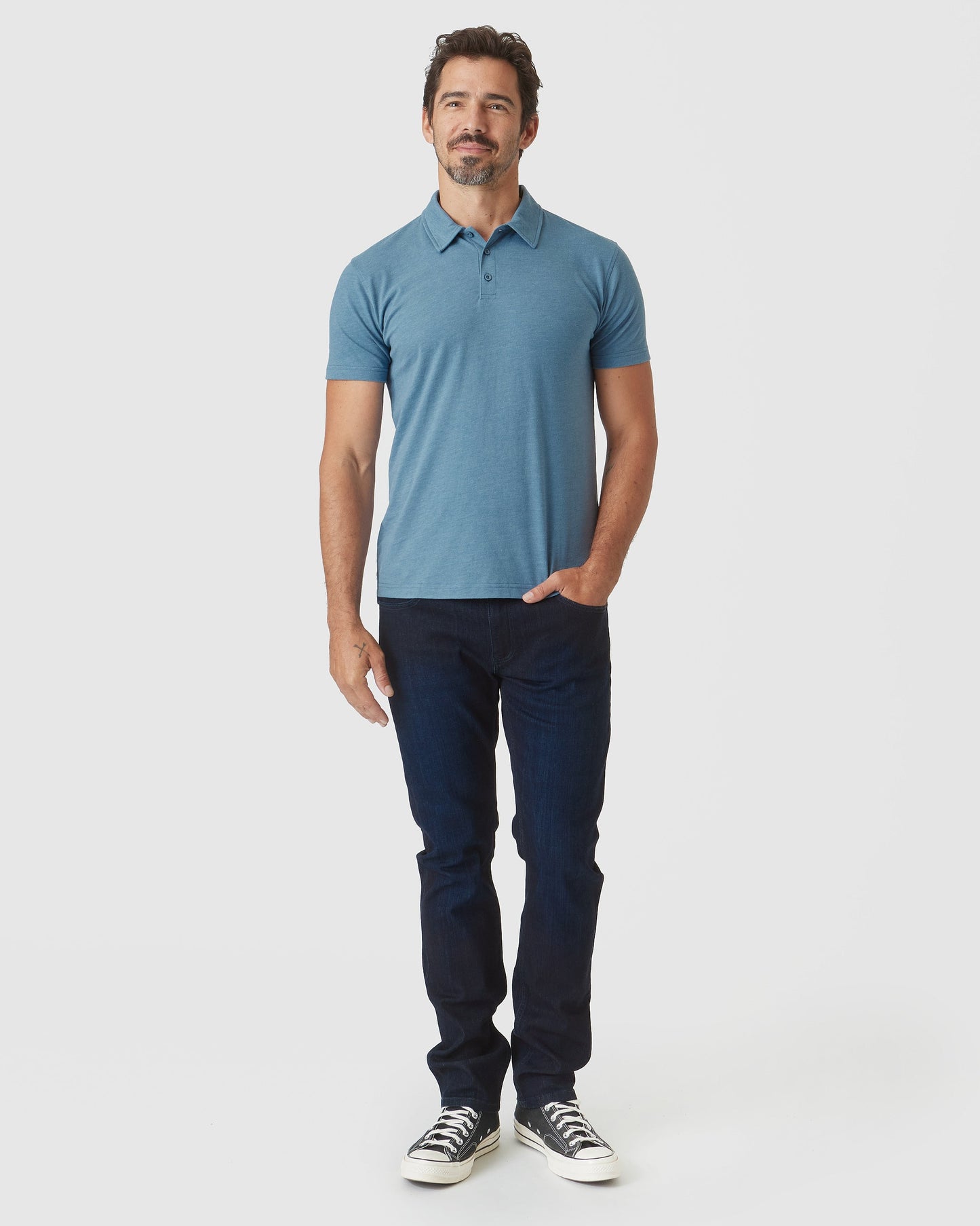 Blue Lake Heather Classic Polo