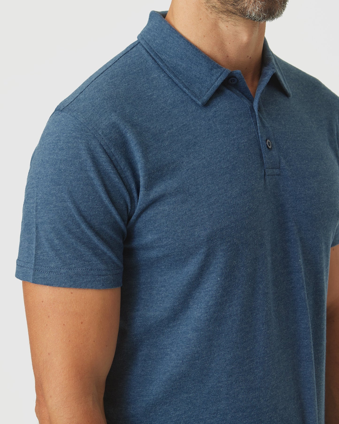 Deep Sea Blue Heather Classic Polo