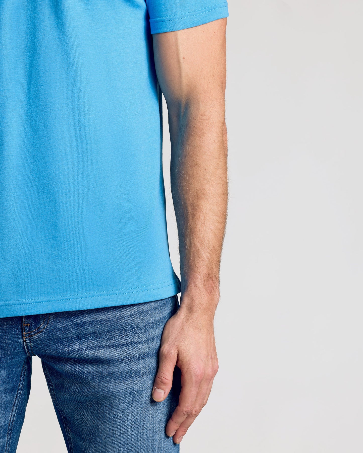 Dark Heather Bahama Blue Classic Polo