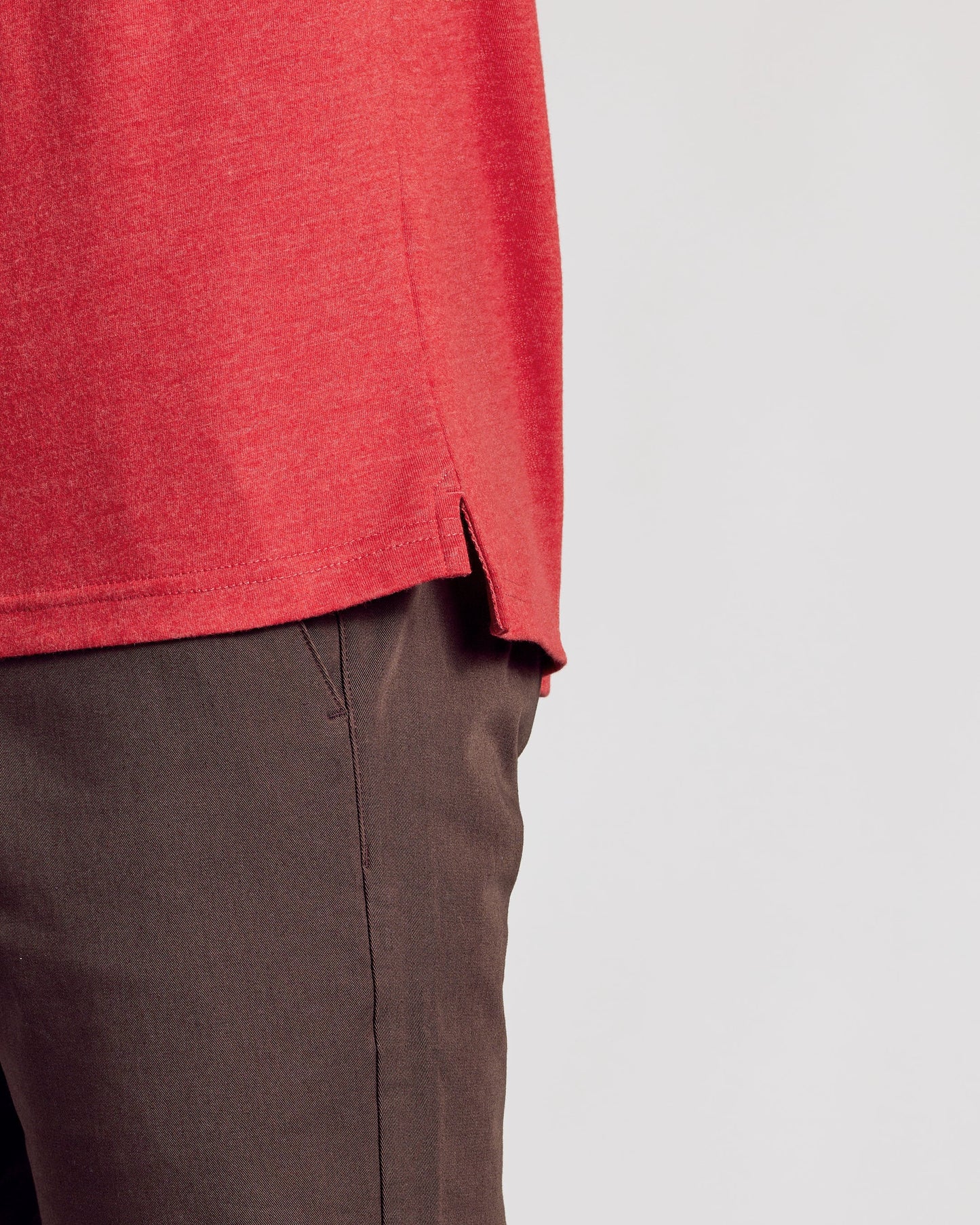 Dark Heather Lava Classic Polo