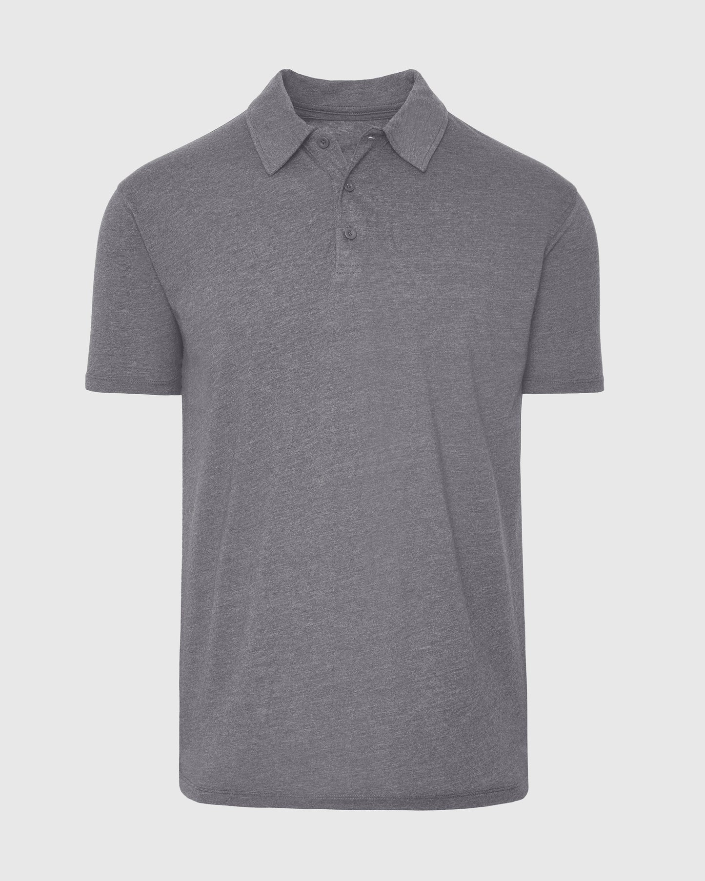 Heather Graphite Classic Polo