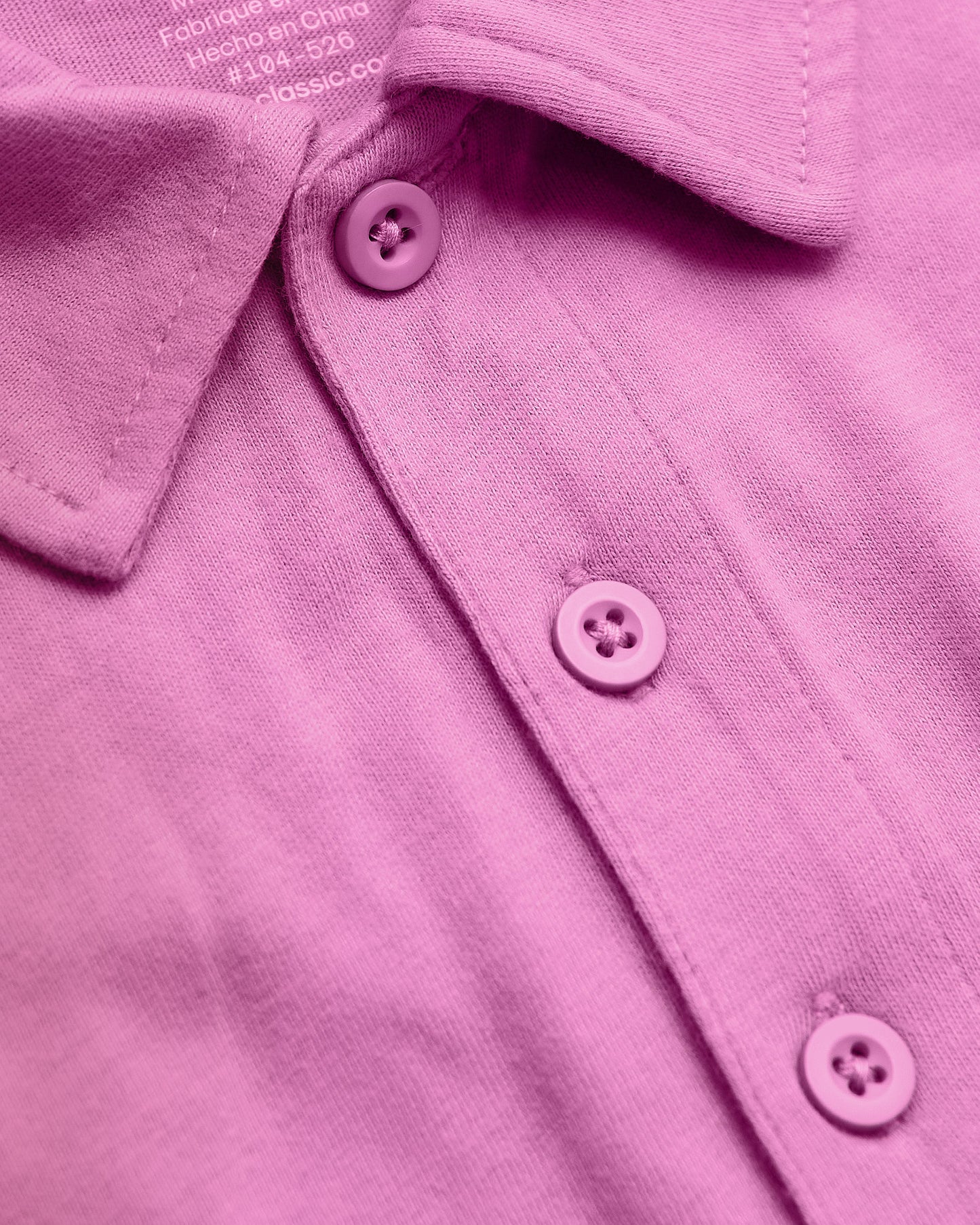 Heather Magenta Classic Polo