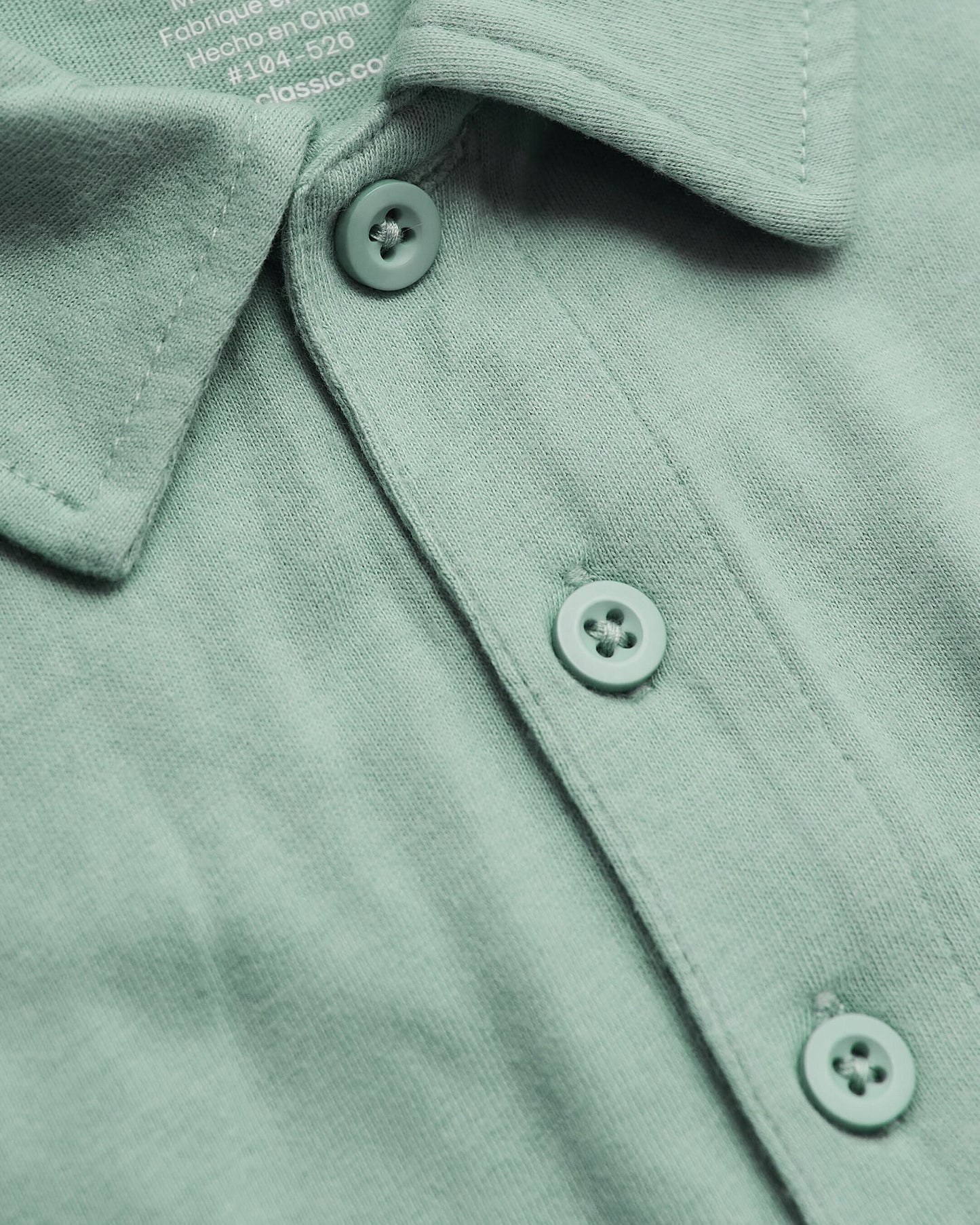 Heather Slate Green Classic Polo
