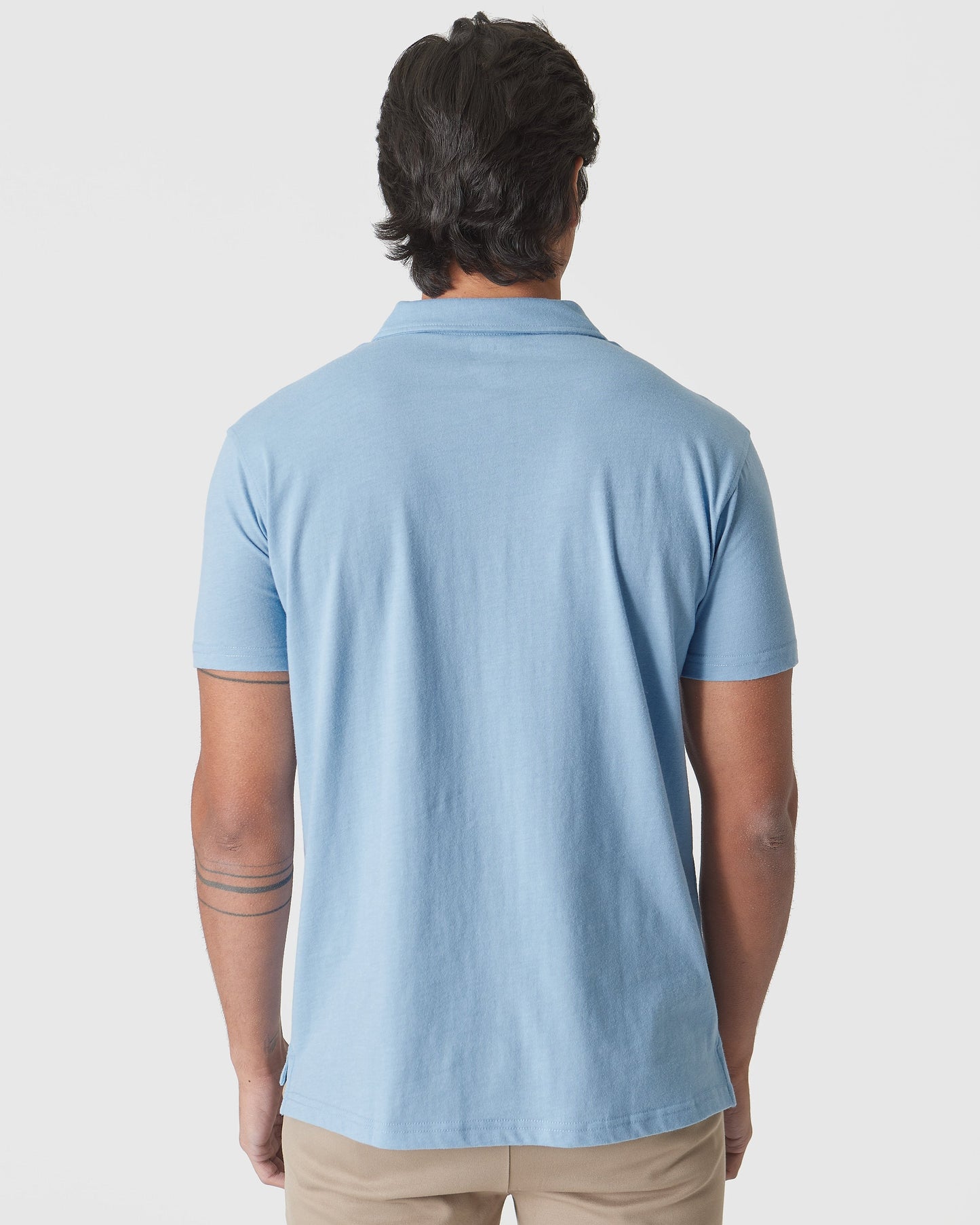 Sky Blue Heather Classic Polo