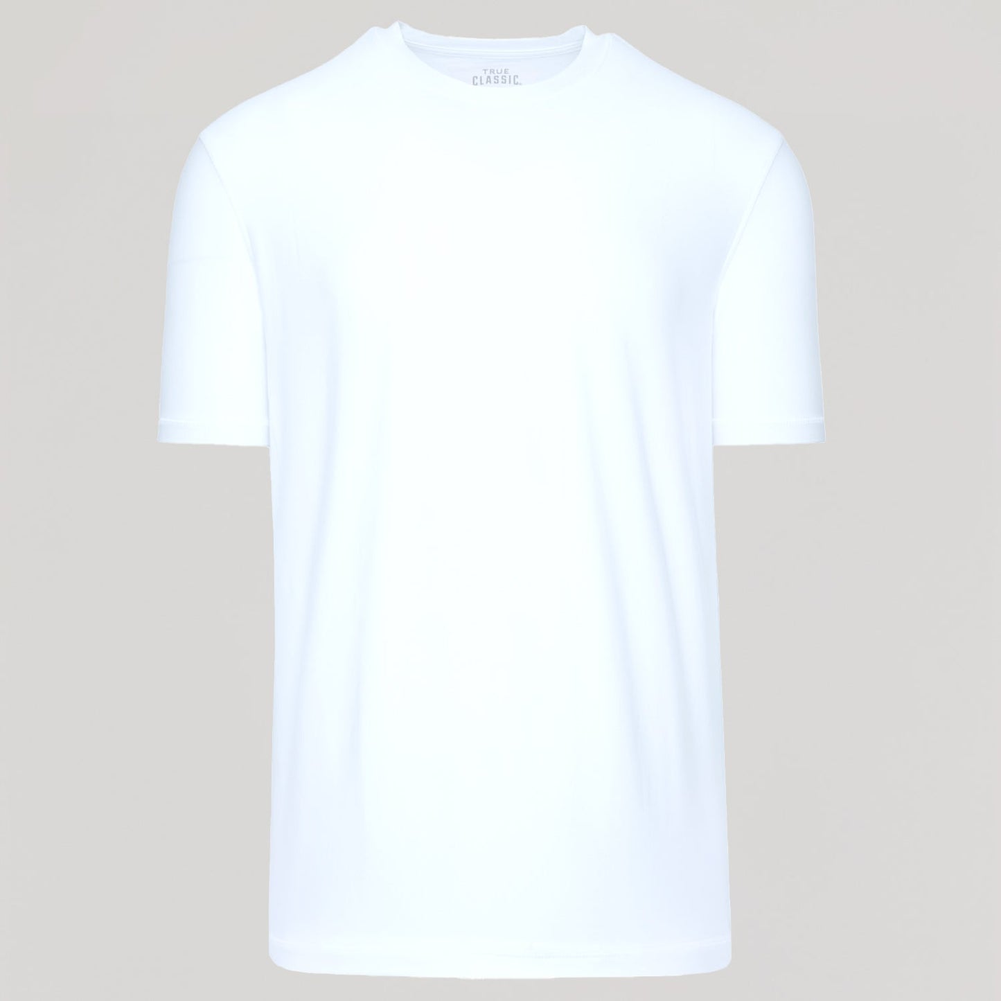 White Active Crew Neck Tee