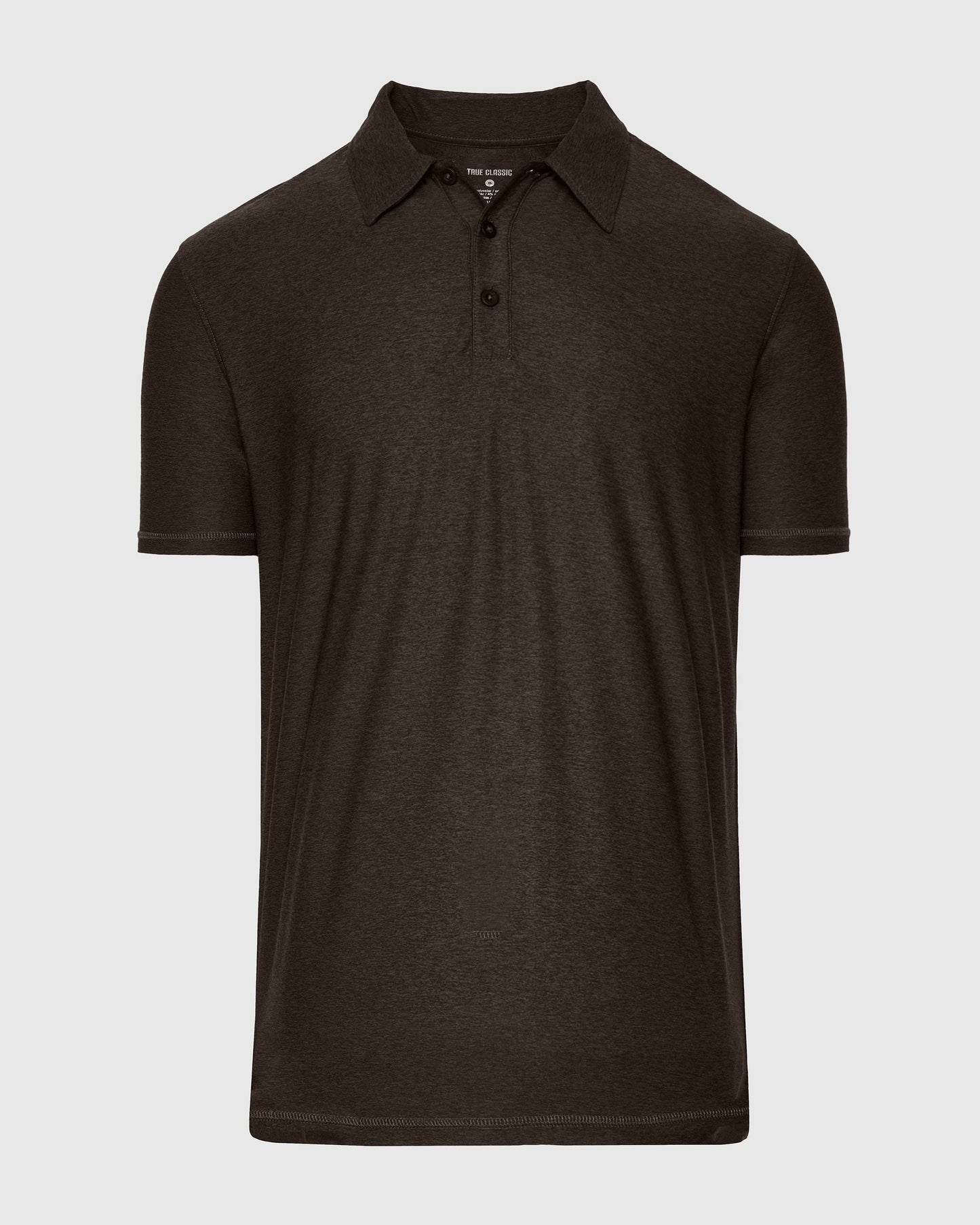 Dark Heather Cocoa Active Polo 2.0