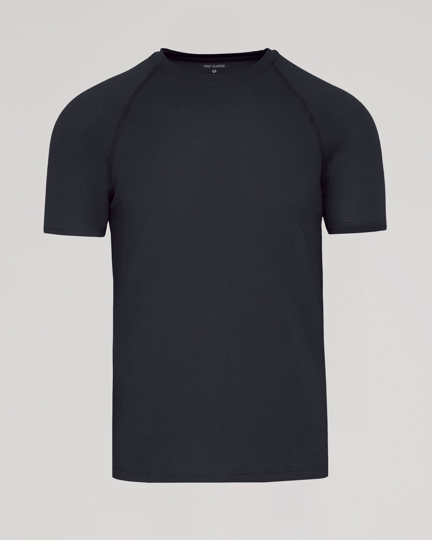 Black Active Mesh Crew