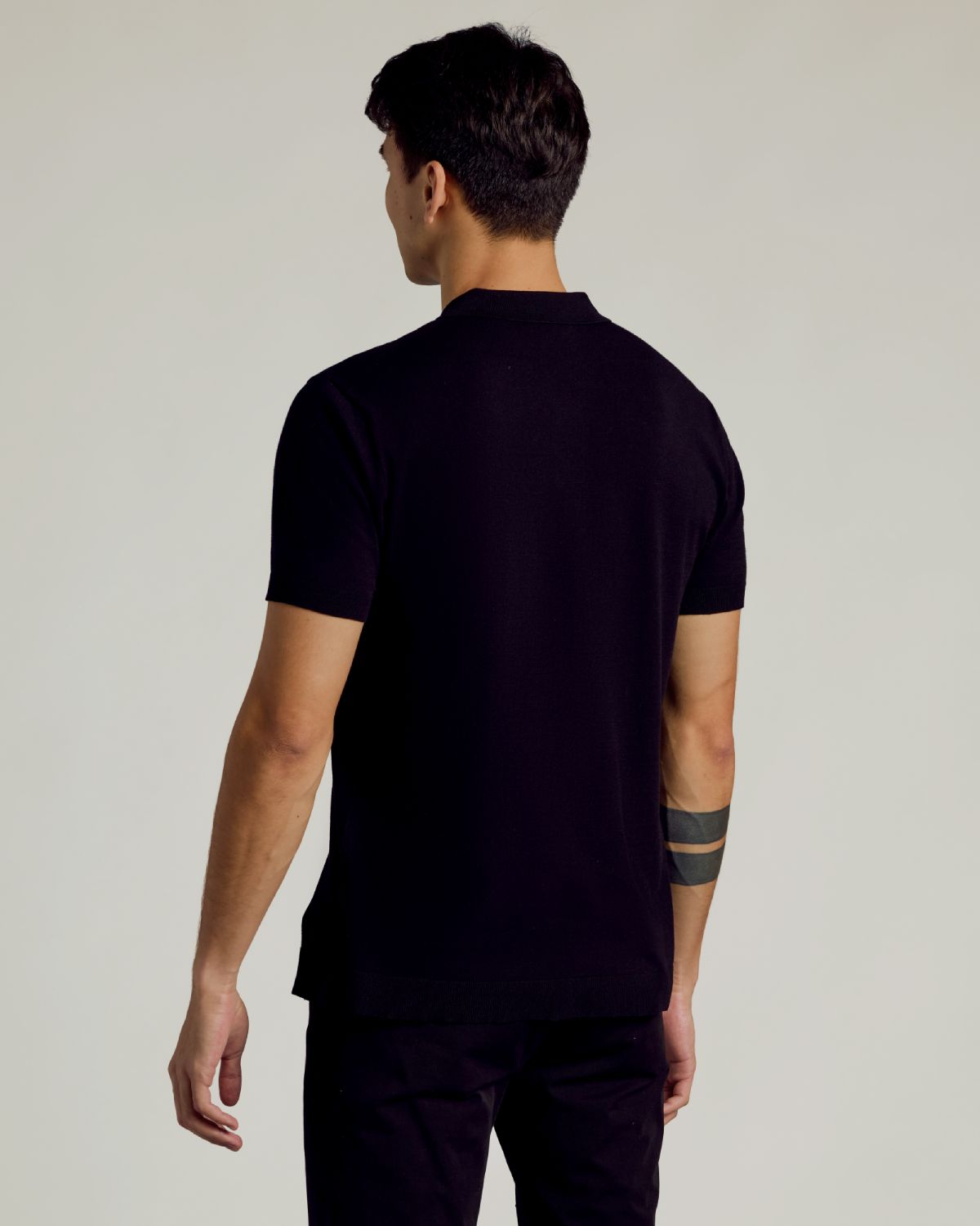 Black Dressy Polo
