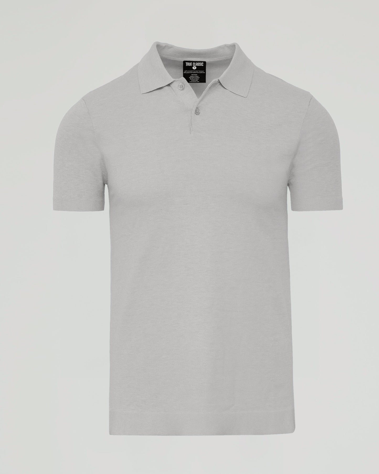 Heather Gray Dressy Polo