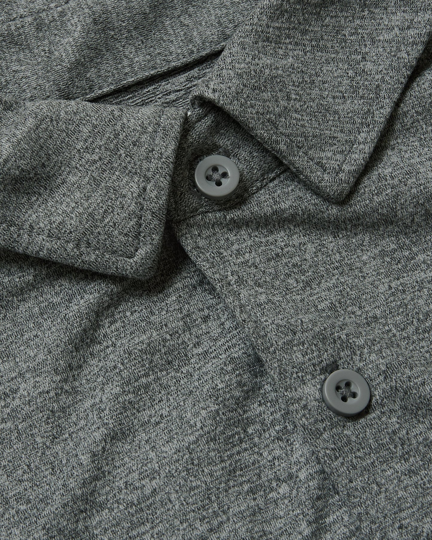 Charcoal Heather Gray Short Sleeve Comfort Knit Shirt