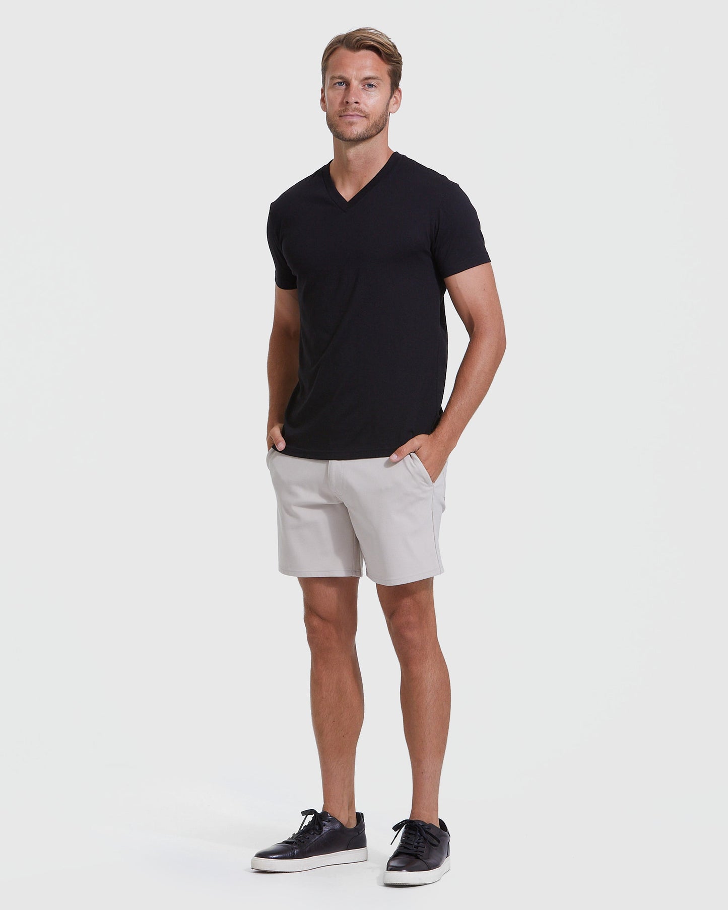 Black Classic V-Neck 3-Pack