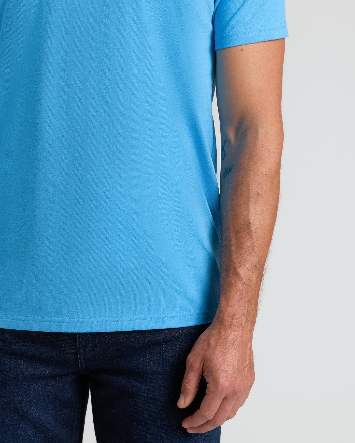 Dark Heather Bahama Blue Classic V-Neck