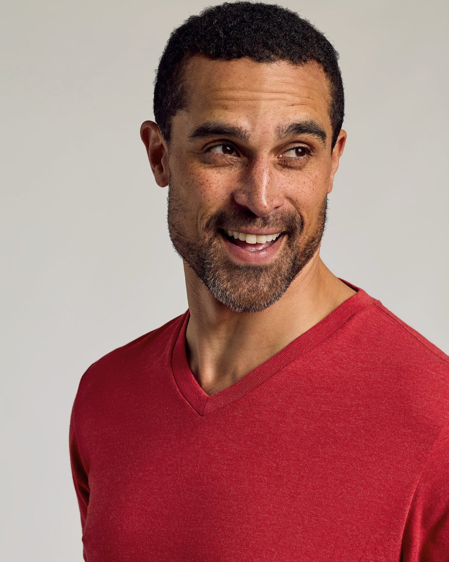 Dark Heather Lava Classic V-Neck