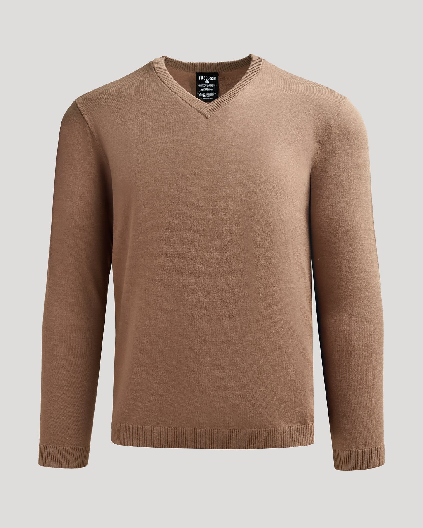 Truffle Dressy V-Neck Sweater