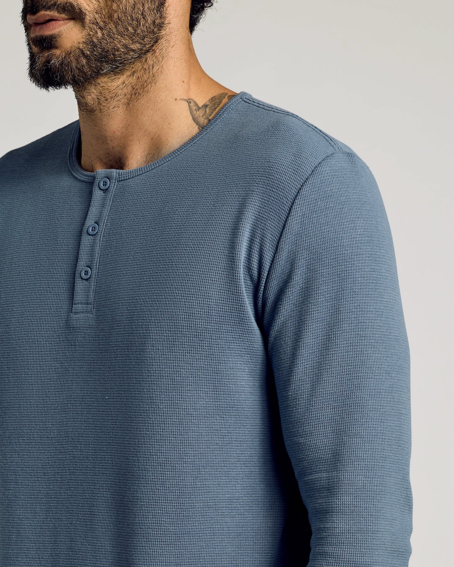 Fiord Waffle Long Sleeve Henley