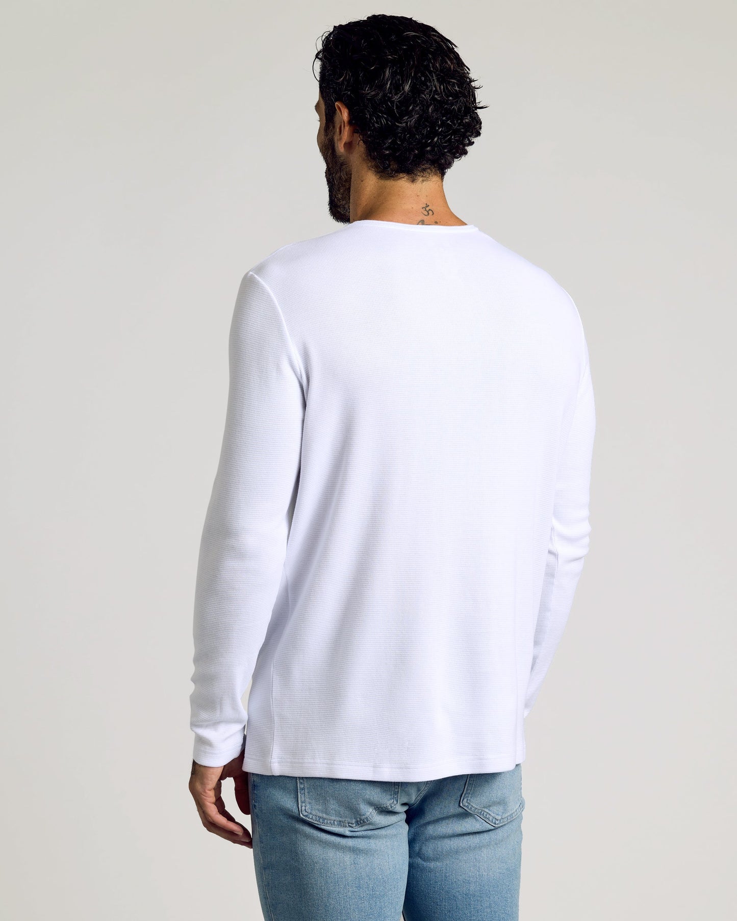 Waffle Long Sleeve Henley 6-Pack