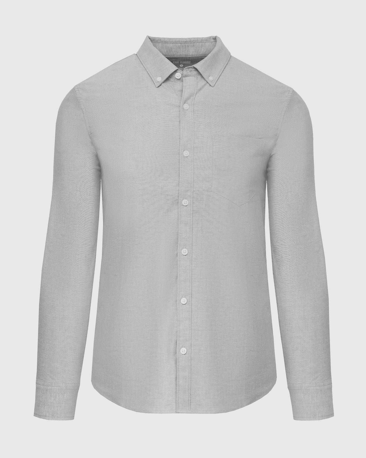 Stone Stretch Oxford Long Sleeve Shirt