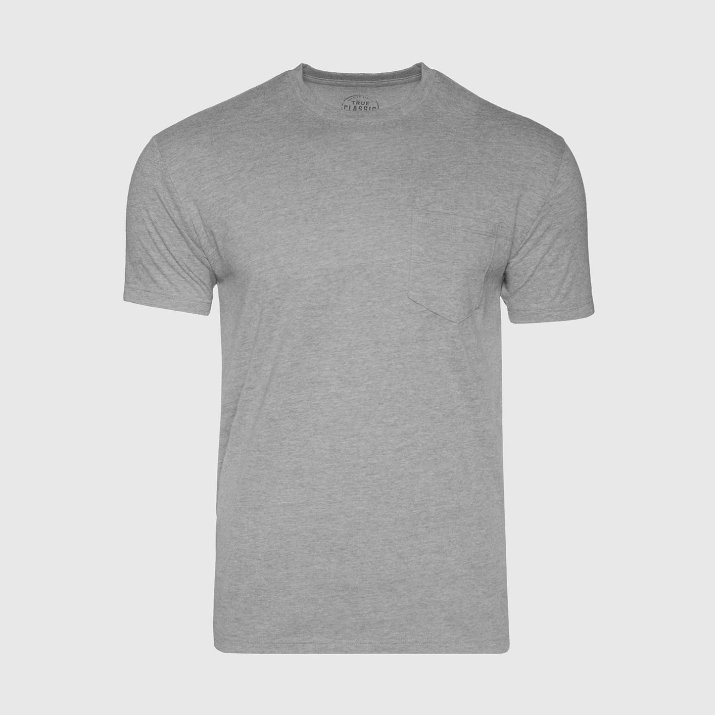 Heather Gray Pocket Crew Tee