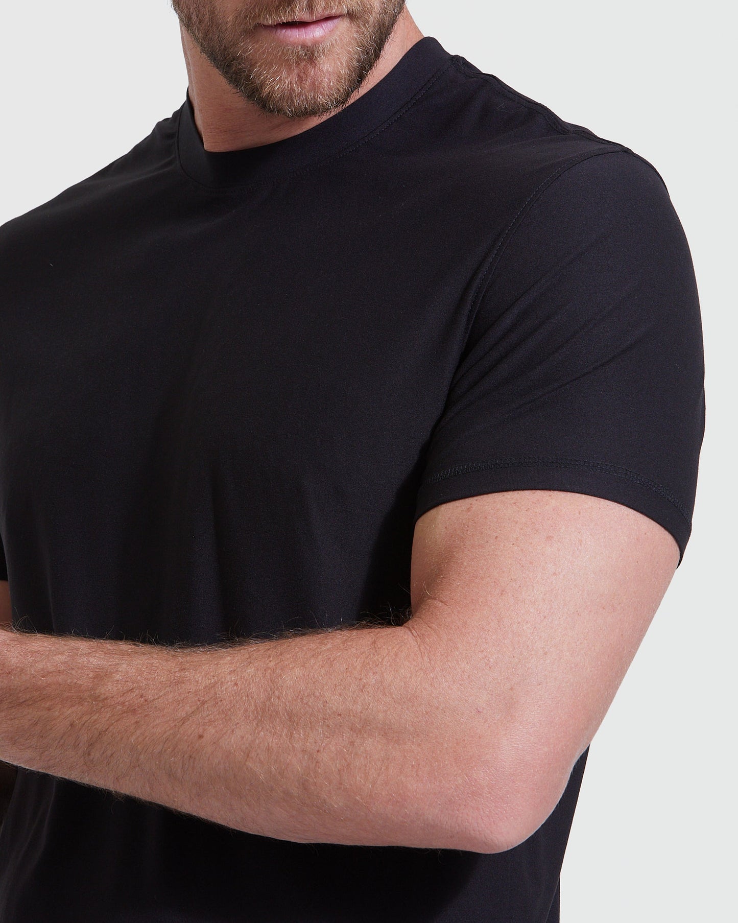 Black Tall Active Crew Neck 2.0