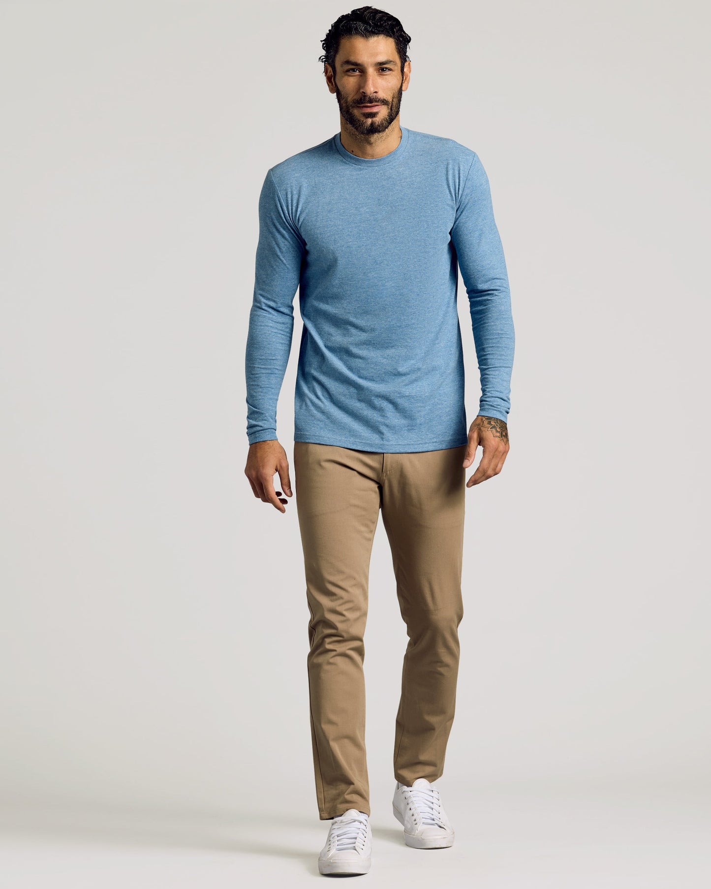 Heather Indigo Tall Long Sleeve T-Shirt