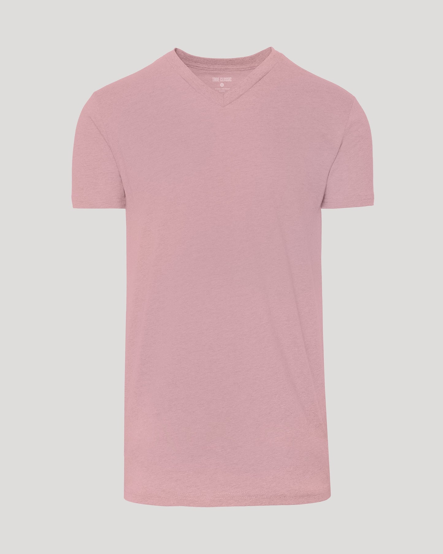 Light Heather Boysenberry Tall Classic V-Neck