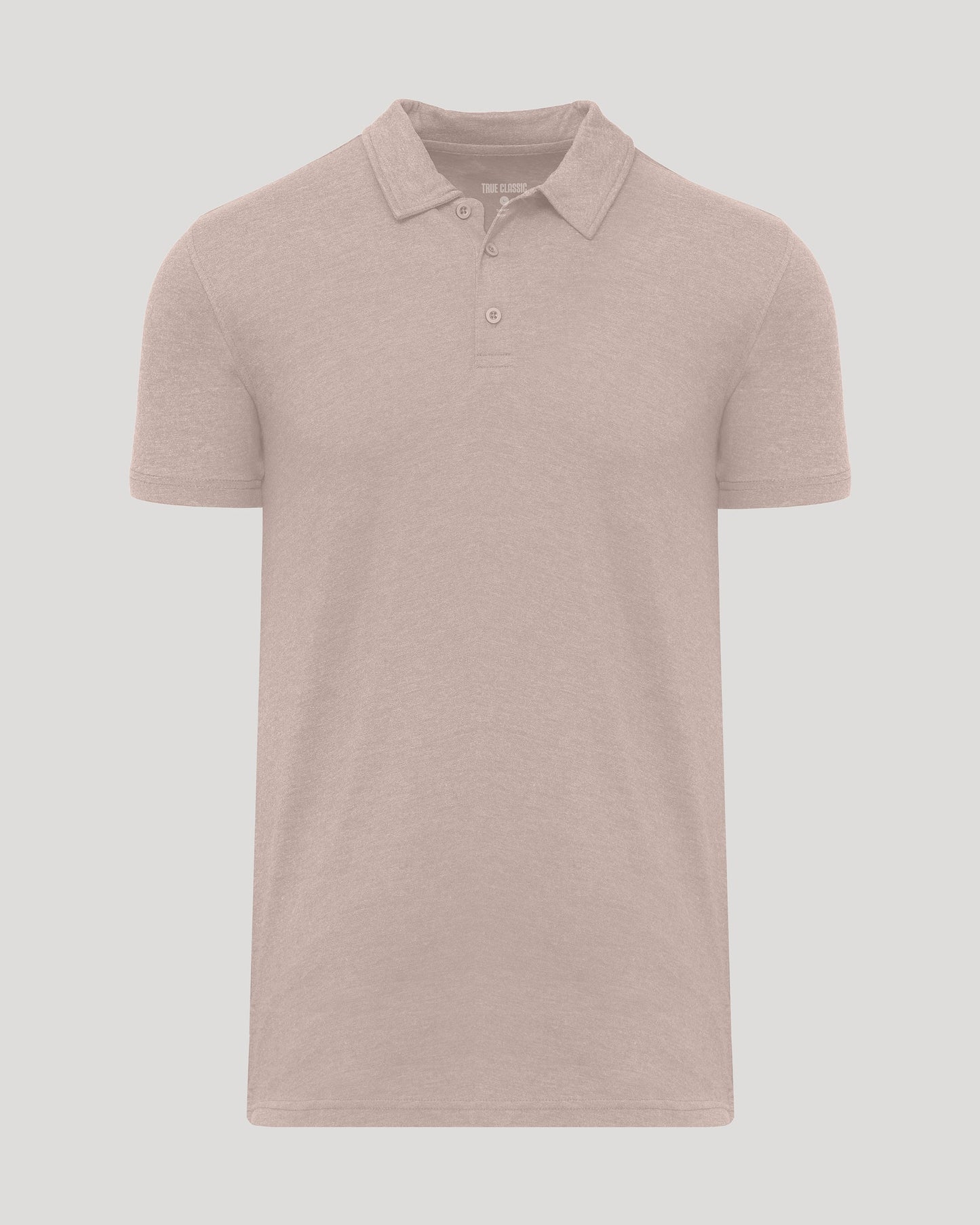 Light Heather Slate Mauve Short Sleeve Tall Polo