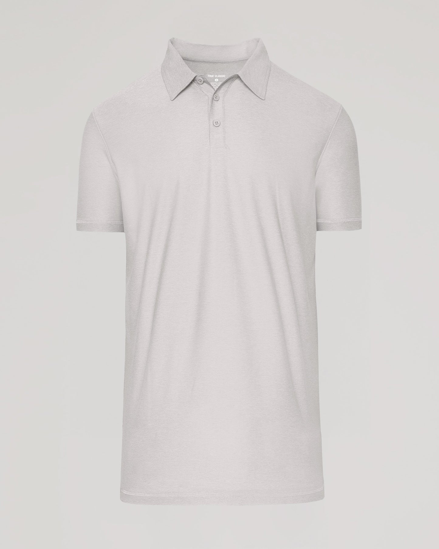 Light Heather Gray Short Sleeve Tall Active Polo