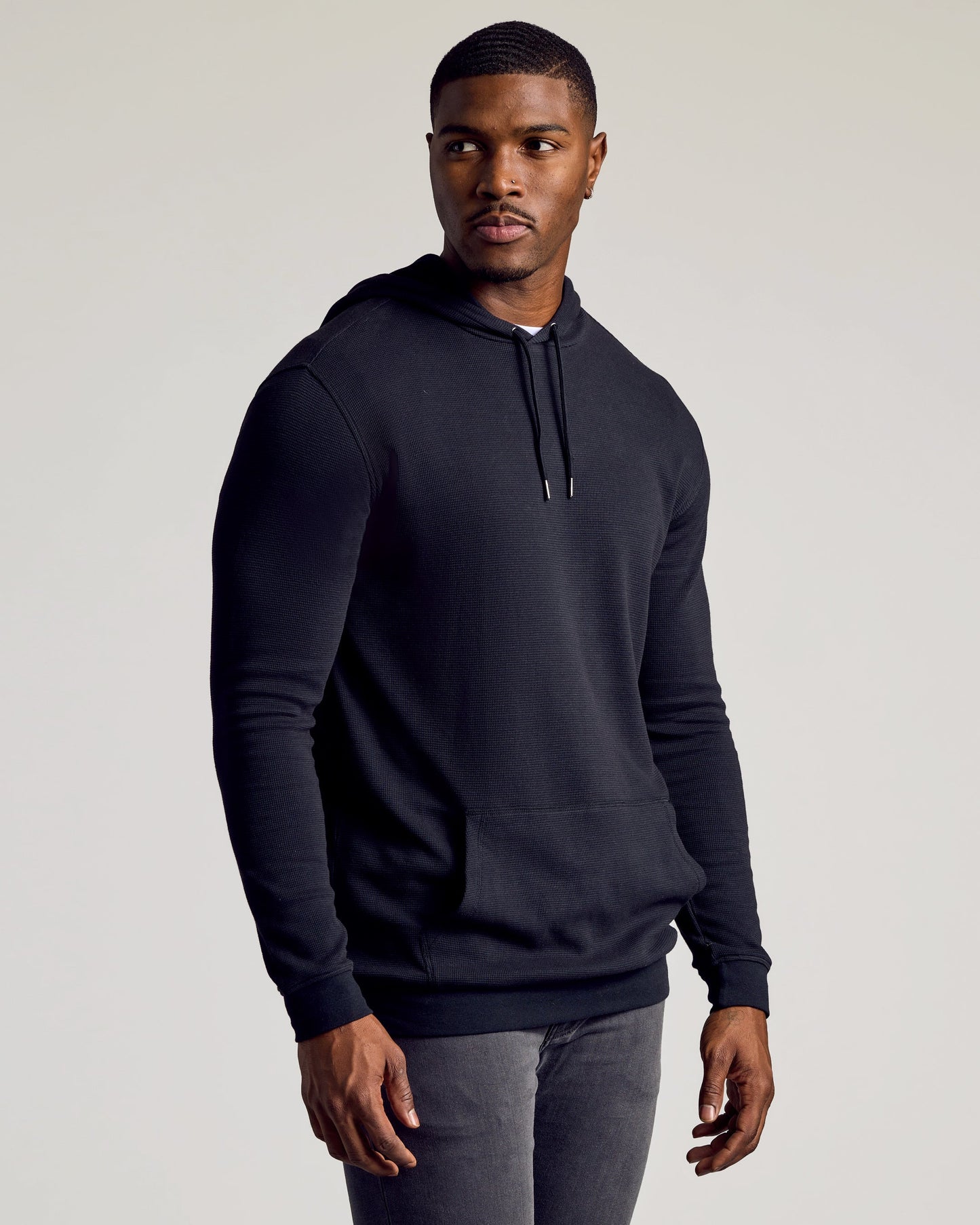 Black Tall Waffle Hoodie 2-Pack