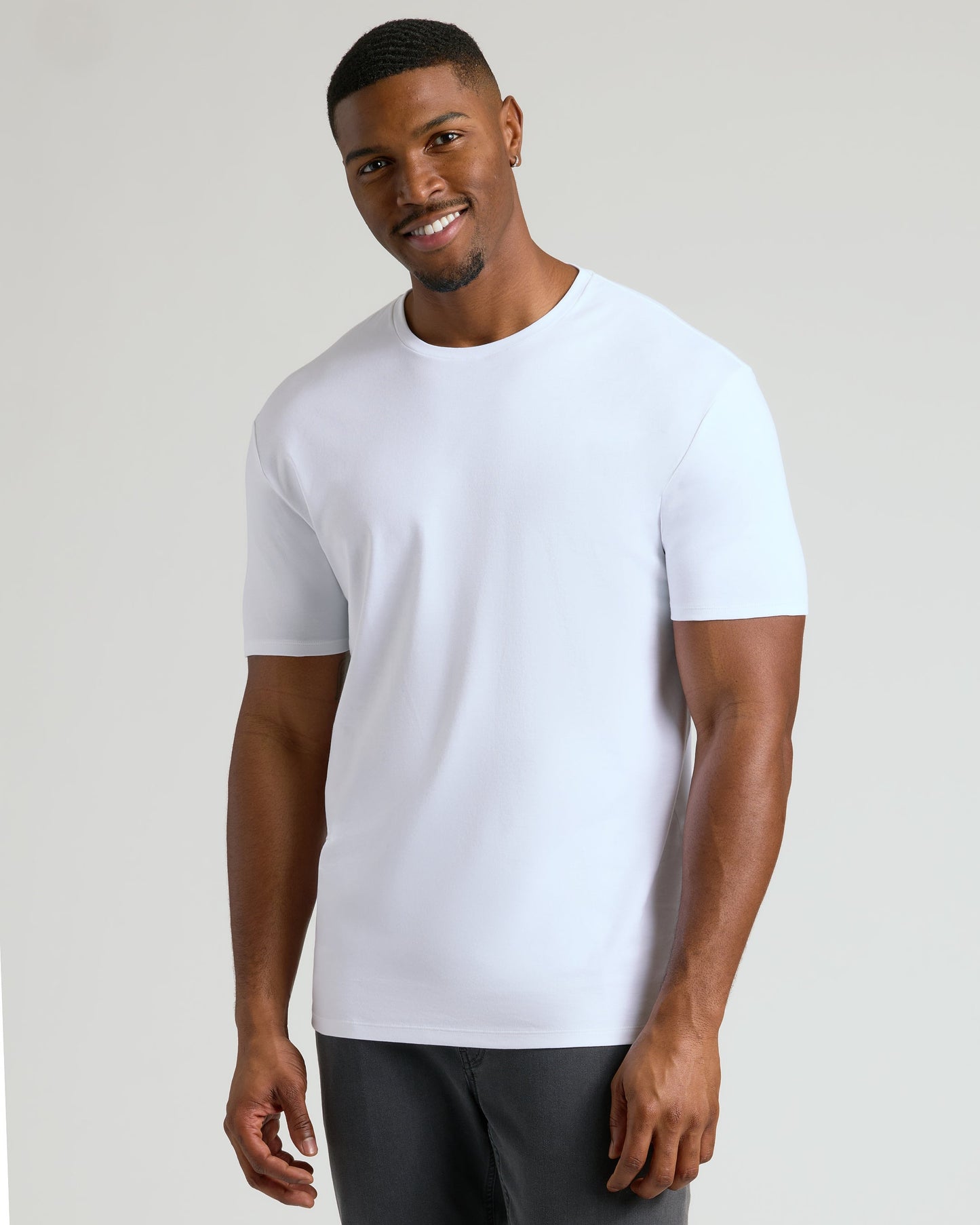 White Tall Premium Pima Crew Neck 7-Pack