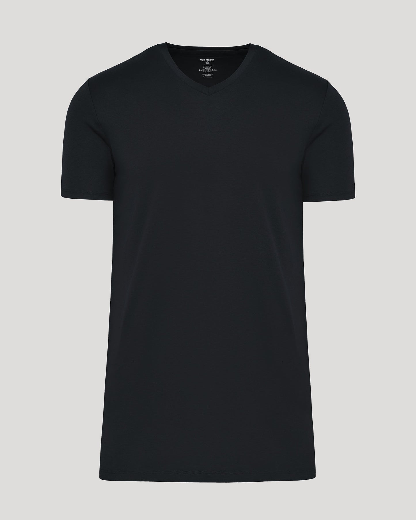 Black Tall Premium Pima V-Neck