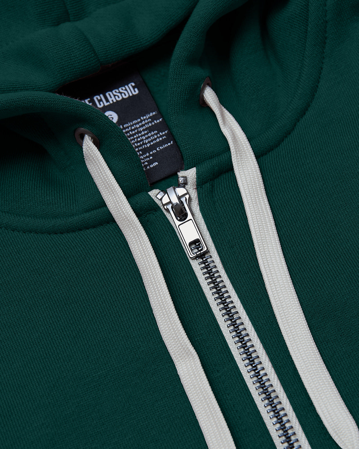 Emerald Fleece French Terry Zip Hoodie