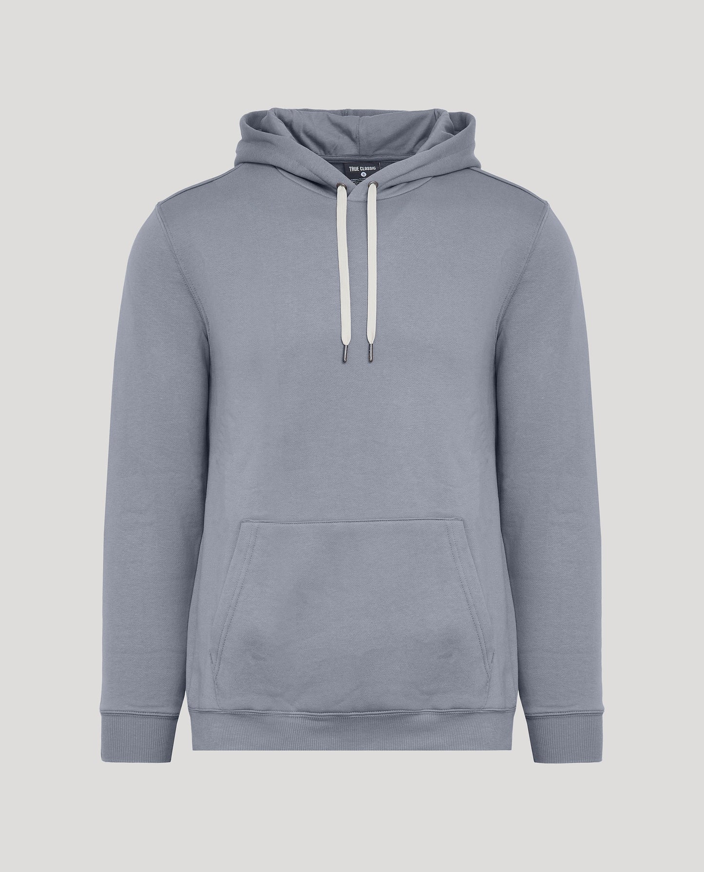 Dusty Blue Fleece French Terry Pullover Hoodie