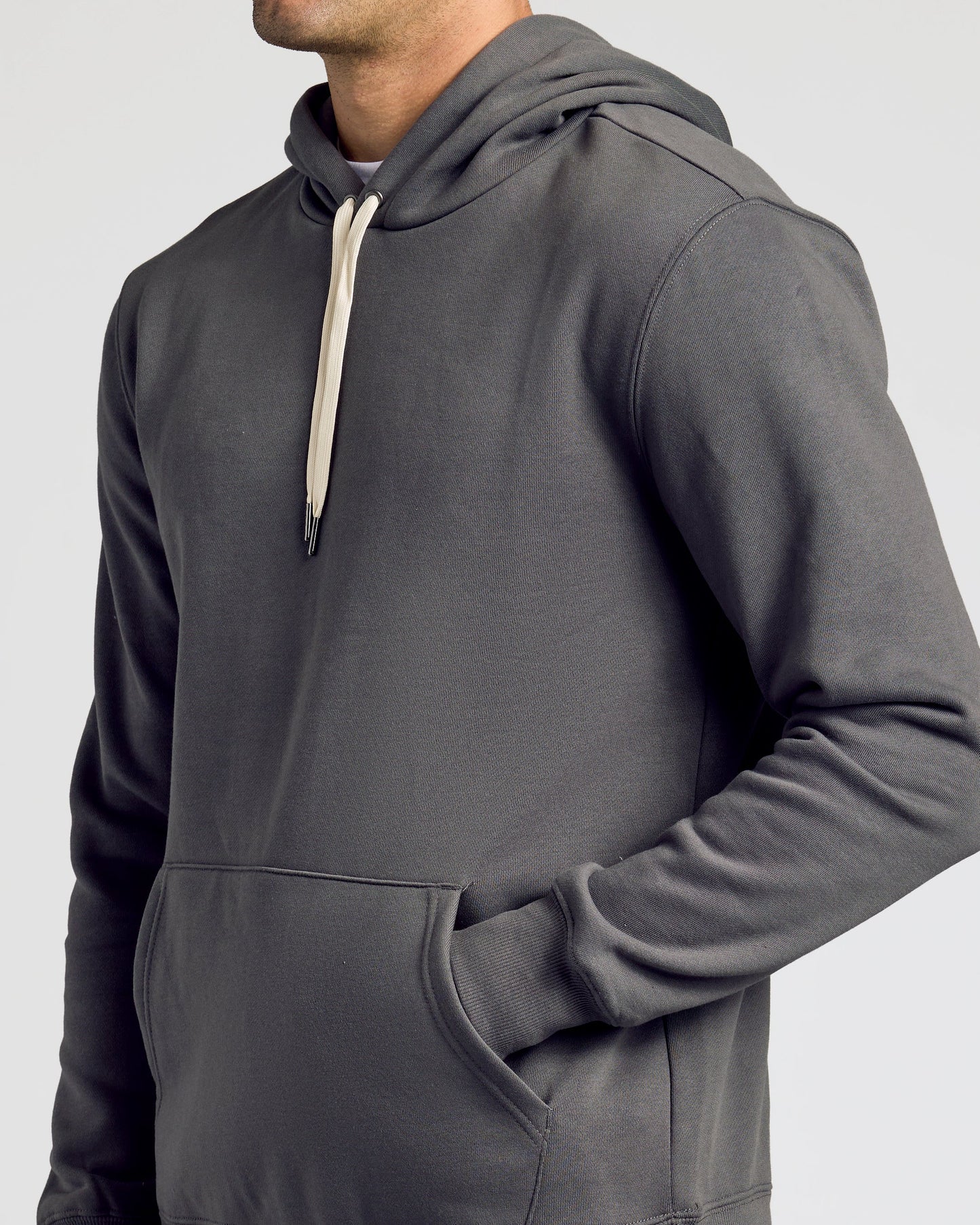 Carbon Fleece French Terry Pullover Hoodie