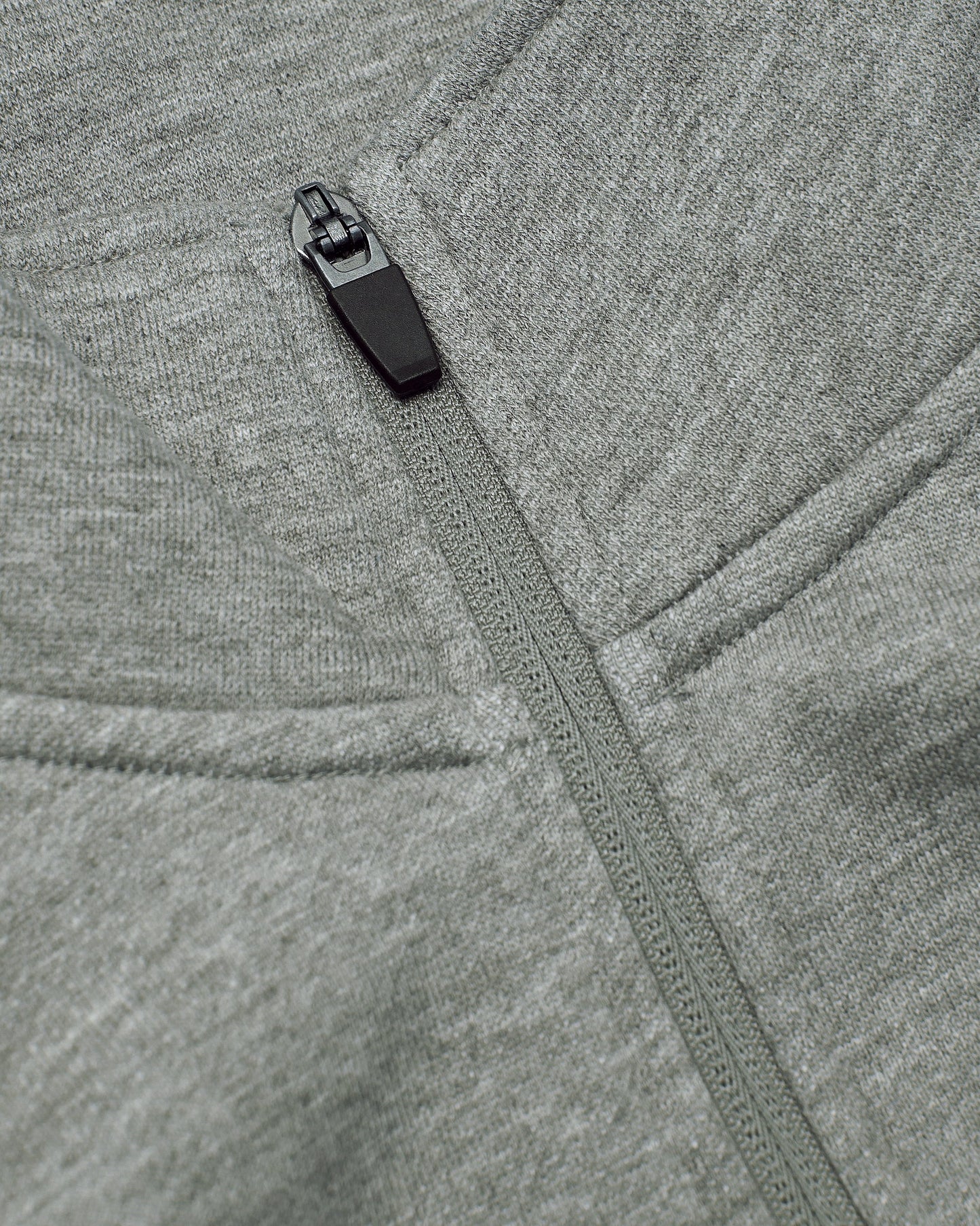 Dark Heather Gray Half Zip Fleece Sweatshirt