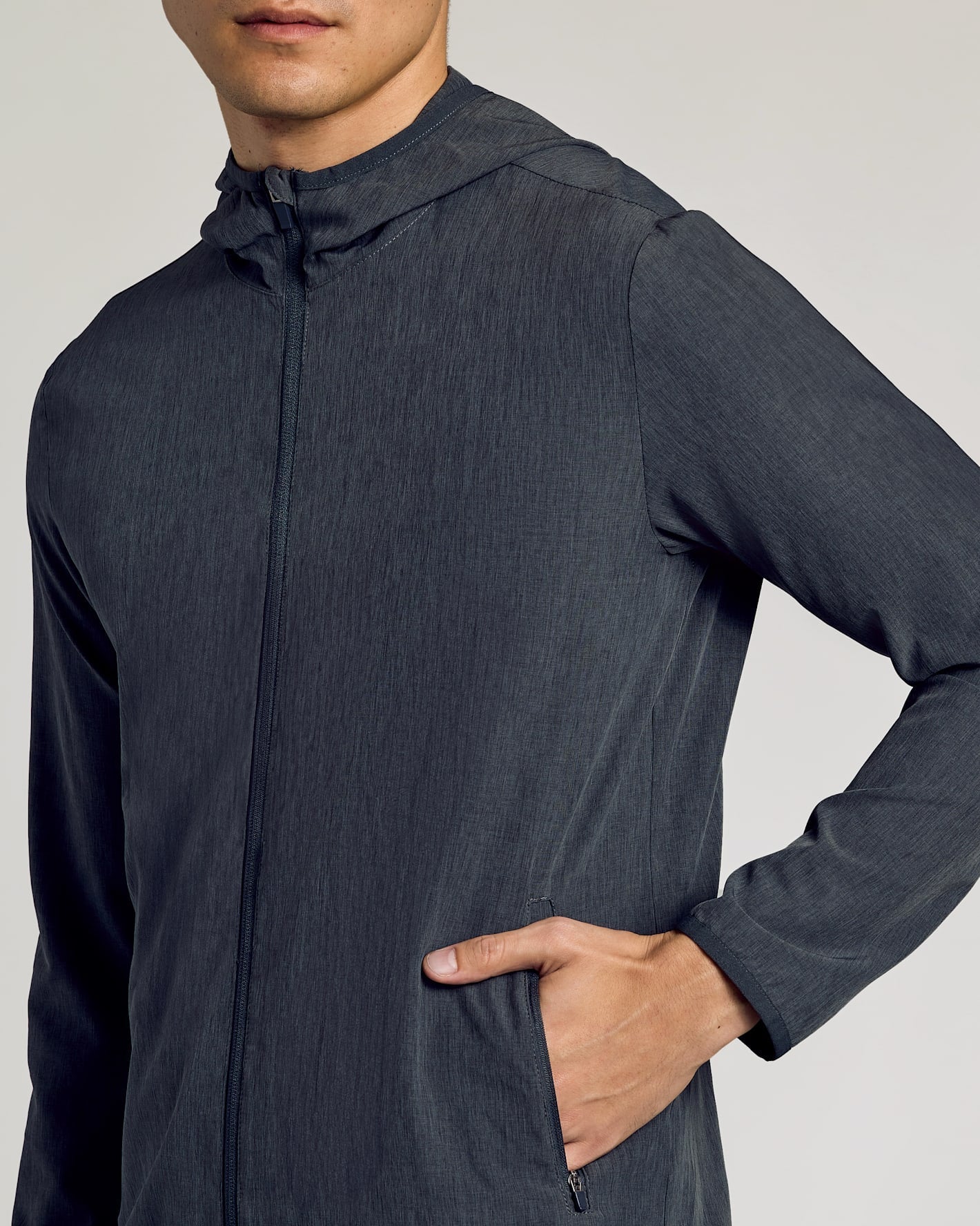 Charcoal Heather Gray Active Shell Jacket