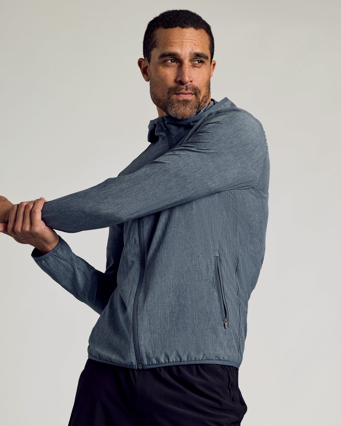 Heather Navy Active Shell Jacket