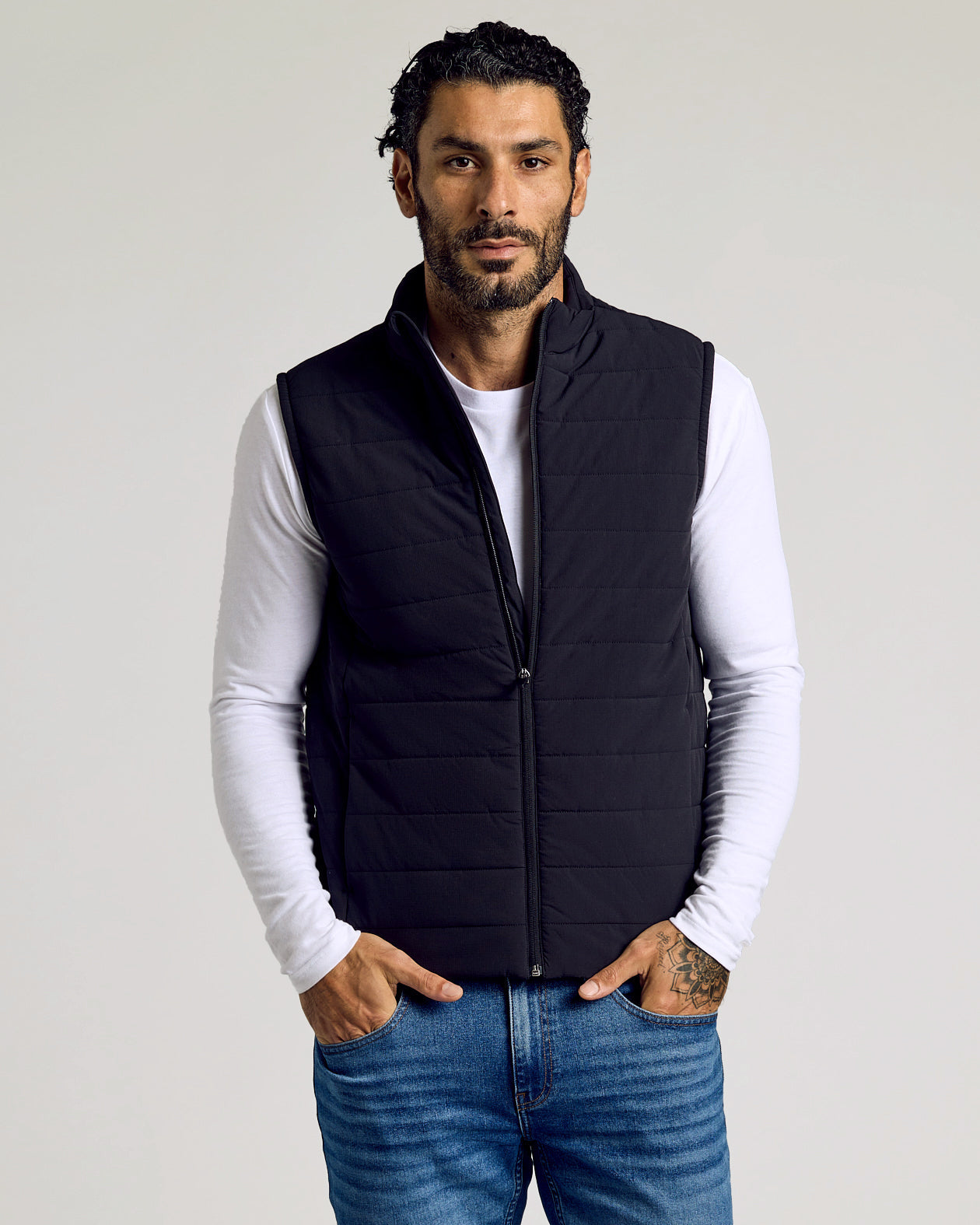 Neutral Navy Puffer Vest 3-Pack