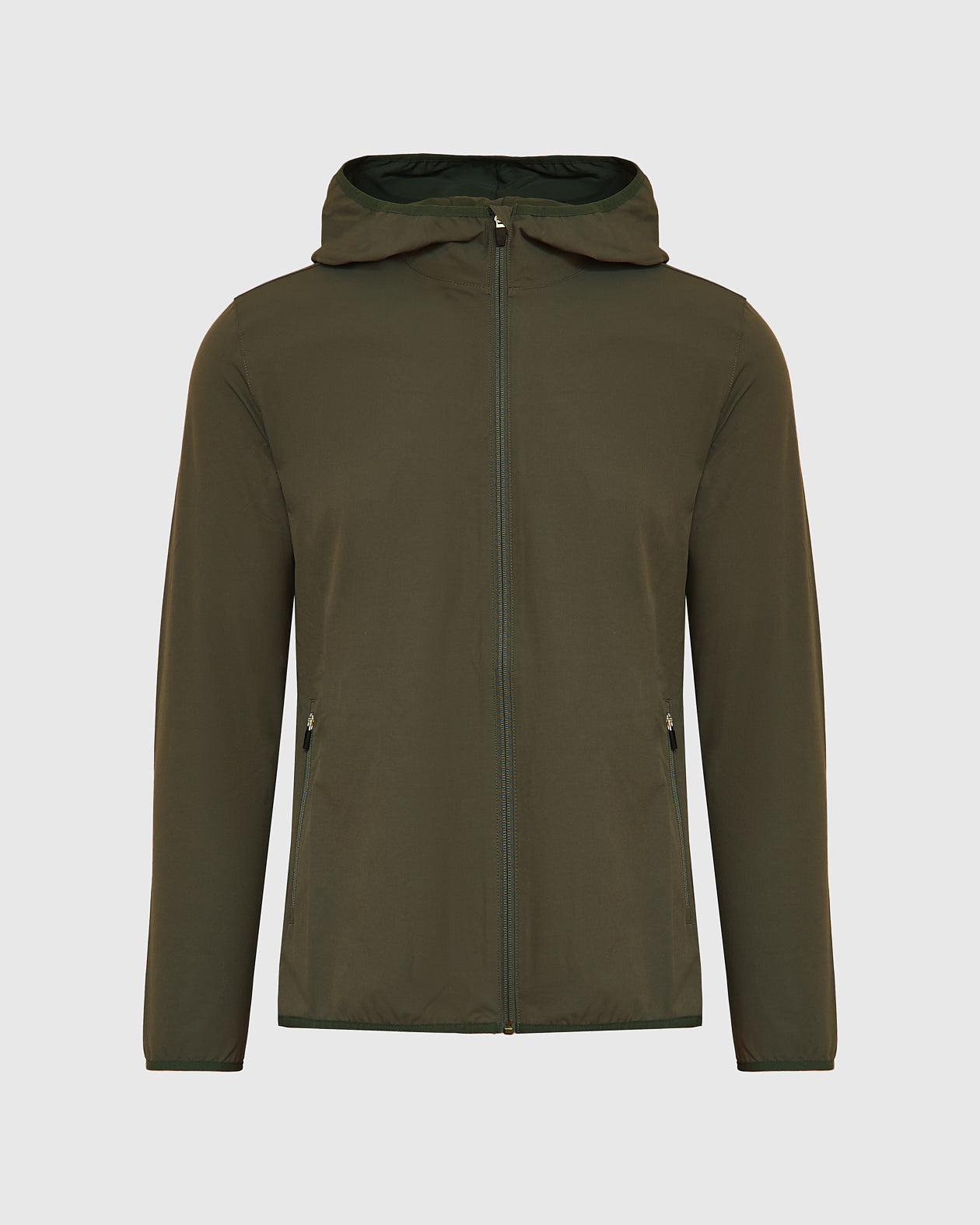 Olive Tech Windbreaker