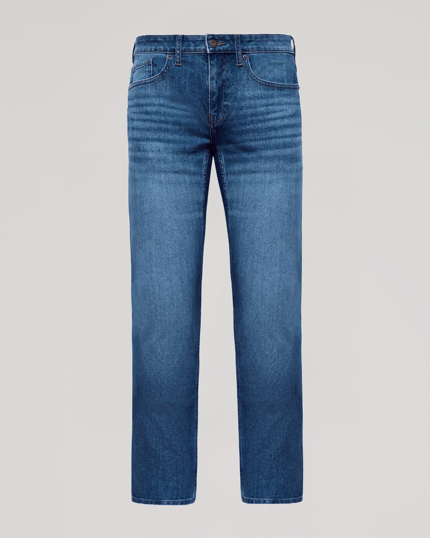 Medium Indigo Wash Straight Authentic Denim Jeans