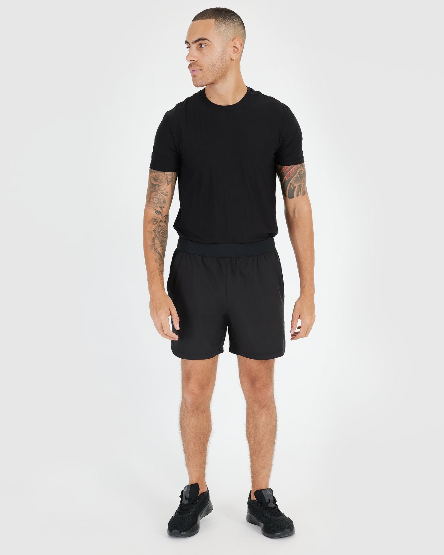 All Black Active Training Short 3-Pack