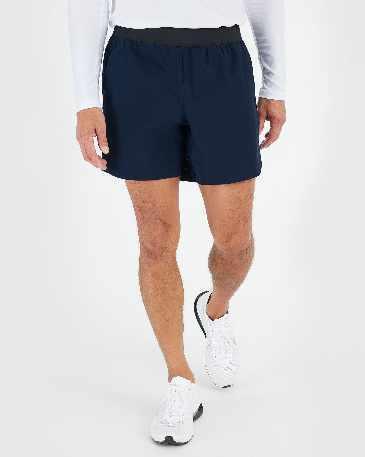 7" Navy Active Training Shorts 2.0