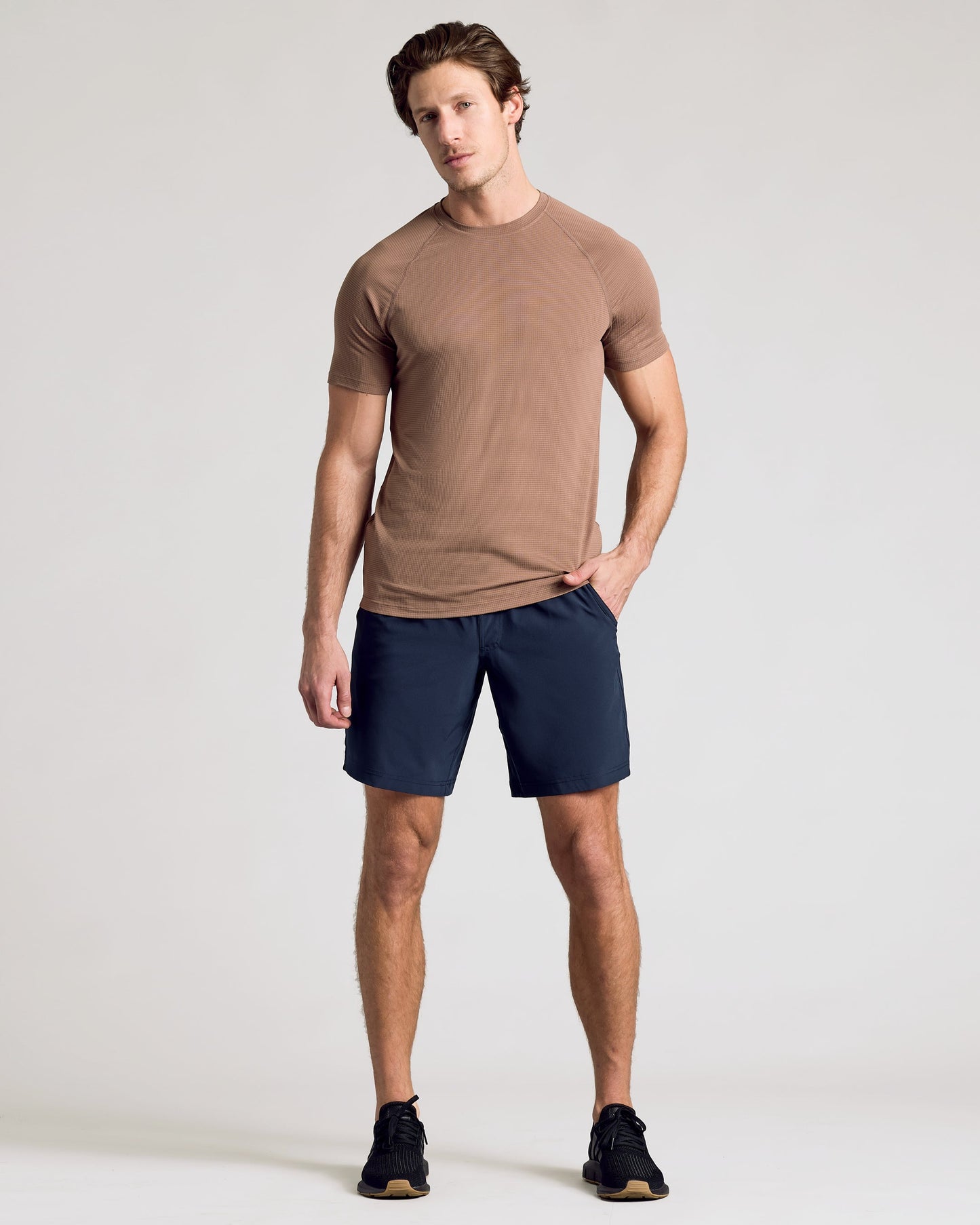 Navy 9" Active Quick Dry Shorts