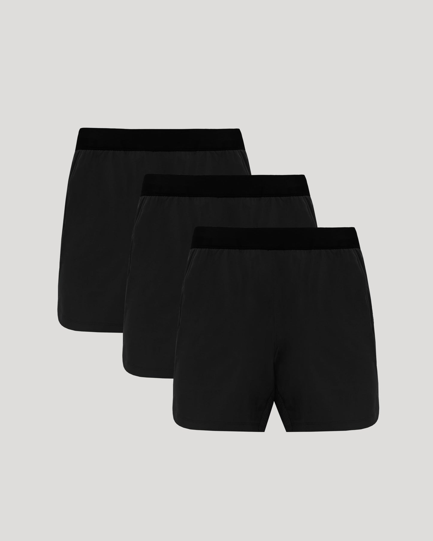 All Black Active Training Short 3-Pack