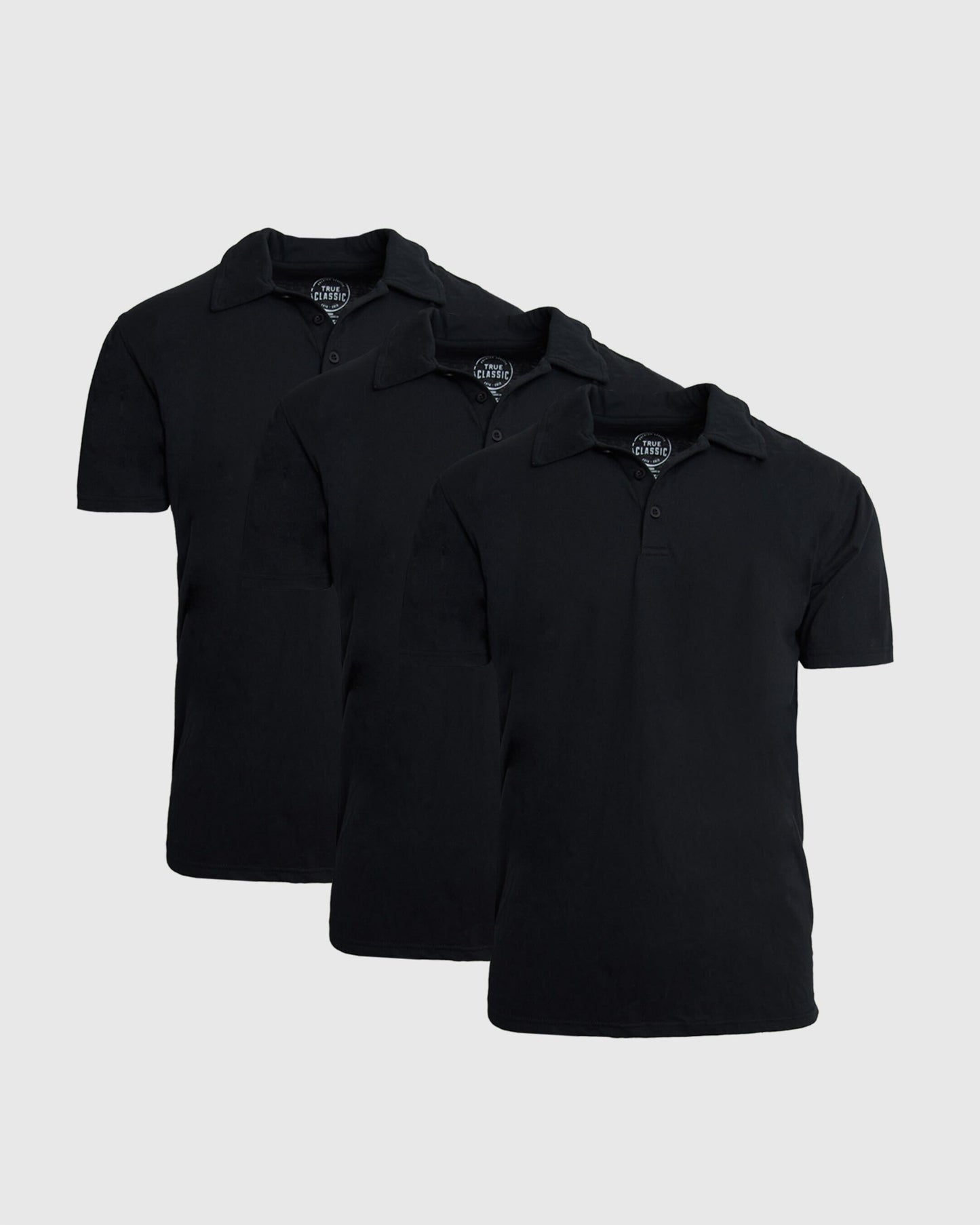 Black Classic Polo 3-Pack