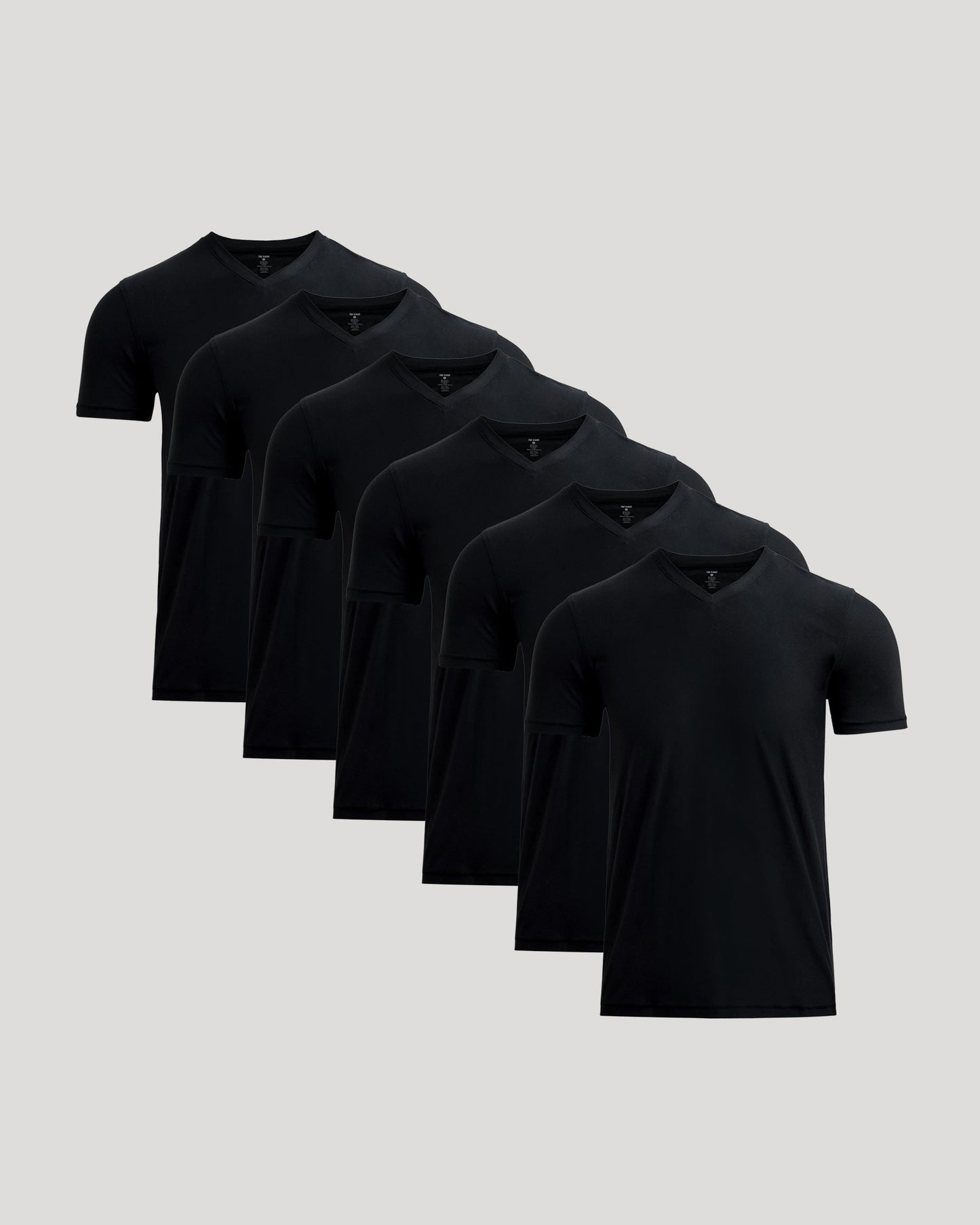 Black Active V-Neck 6-Pack