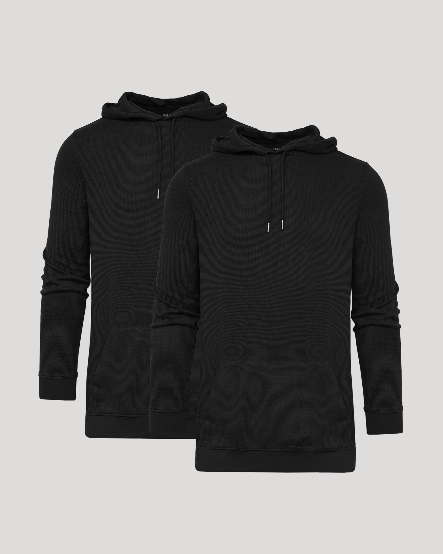 Black Tall Waffle Hoodie 2-Pack